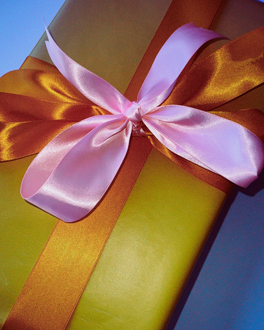 Pink and Orange Gift Wrapping